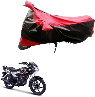 Mdstar Waterproof Two Wheeler Cover for TVS(Pheonix, Black, Red)