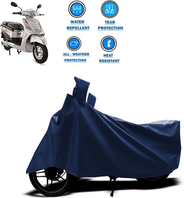 CODOKI Two Wheeler Cover for Hero(Electric NYX e5, Blue)