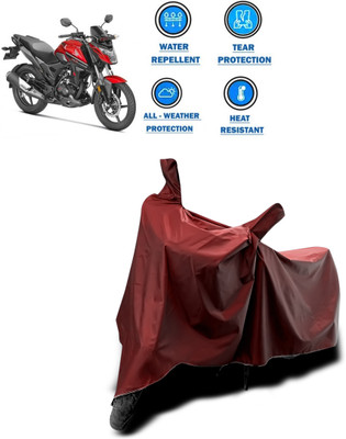 CODOKI Waterproof Two Wheeler Cover for Honda(X-Blade, Maroon)