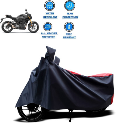 PAGORA Two Wheeler Cover for Honda(CB300R, Red)