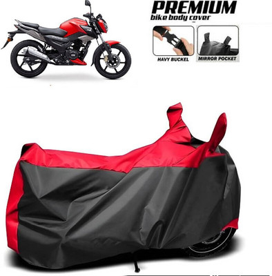 SK AUTO Waterproof Two Wheeler Cover for TVS(Raider, Red)