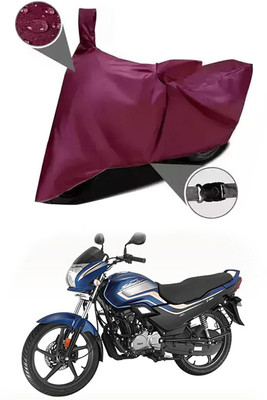 Mdstar Waterproof Two Wheeler Cover for Hero(BS6, Maroon)