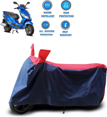 CODOKI Two Wheeler Cover for Bajaj(Blade 125, Red)