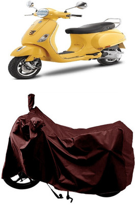 SUGASHRI Waterproof Two Wheeler Cover for Vespa(Vespa VXL 125, Maroon)