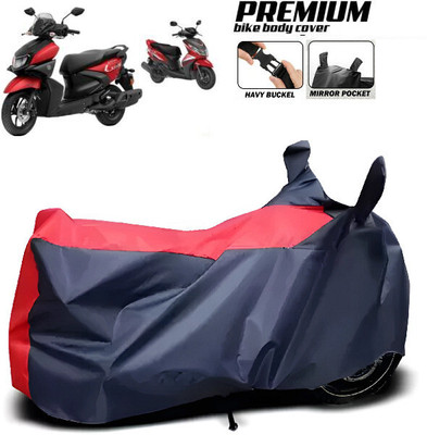 SK AUTO Waterproof Two Wheeler Cover for Honda, Bajaj, Hero, TVS(Red, Blue)