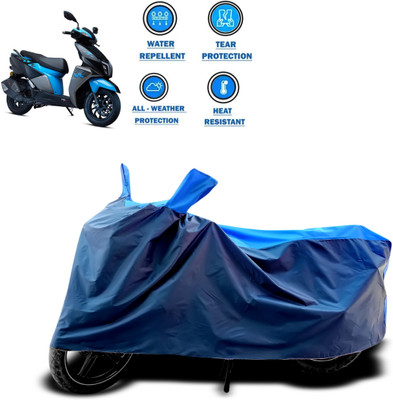 CODOKI Two Wheeler Cover for TVS(Ntorq 125, Blue)