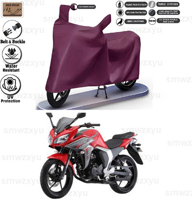 smwzxyu Waterproof Two Wheeler Cover for Yamaha(Maroon)