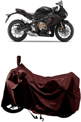 SUGASHRI Waterproof Two Wheeler Cover for Honda(CBR650R, Maroon)