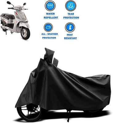 PAGORA Two Wheeler Cover for Hero(Electric NYX e5, Black)