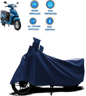 CODOKI Two Wheeler Cover for Hero(Electric Optima, Blue)