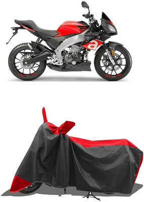 SUGASHRI Waterproof Two Wheeler Cover for Aprilia(Tuono 150 BS6, Red, Black)