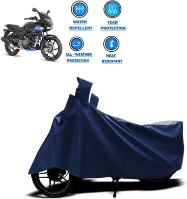 CODOKI Two Wheeler Cover for Bajaj(Pulsar 220F, Blue)