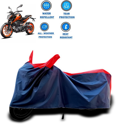 PAGORA Two Wheeler Cover for KTM(Duke 200, Red)