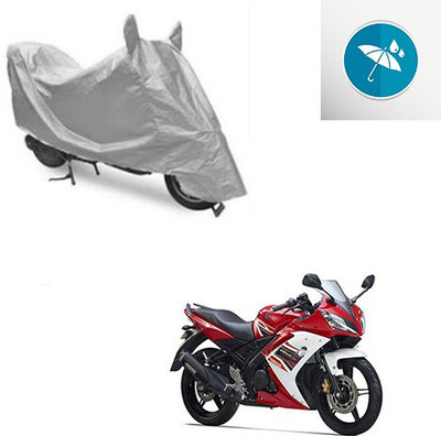 SK AUTO Two Wheeler Cover for Yamaha(R15 s, Silver)