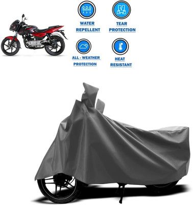 PAGORA Two Wheeler Cover for Bajaj(Pulsar 180 DTS-i, Grey)