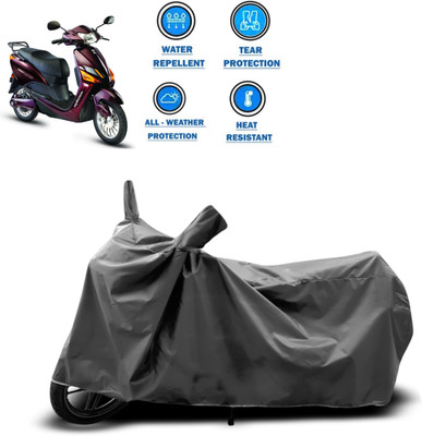 CODOKI Two Wheeler Cover for Hero(Electric Optima Plus, Grey)