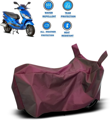 CODOKI Waterproof Two Wheeler Cover for Bajaj(Blade 125, Maroon)