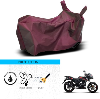 ANTHUB Waterproof Two Wheeler Cover for Bajaj(Pulsar 150, Maroon)