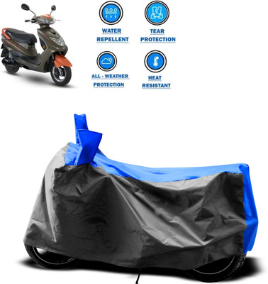 CODOKI Two Wheeler Cover for Okinawa(Ridge Plus, Grey)