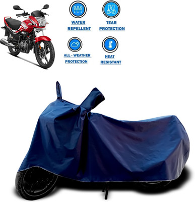 CODOKI Two Wheeler Cover for Hero(Super Splendor, Blue)
