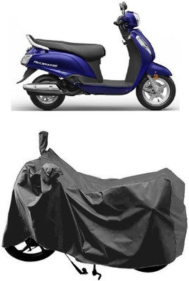 SUGASHRI Waterproof Two Wheeler Cover for Suzuki(New Access 125, Grey)
