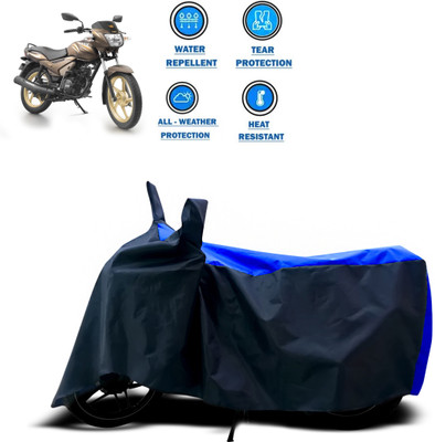 CODOKI Two Wheeler Cover for TVS(Star City, Blue)