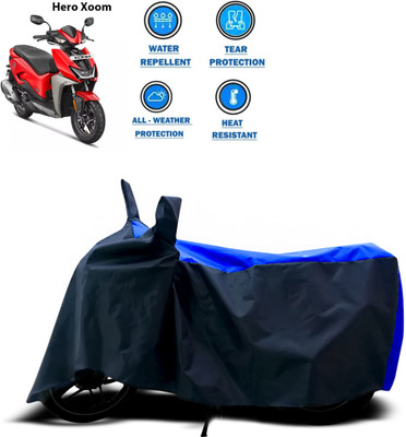 CODOKI Two Wheeler Cover for Hero(Blue)