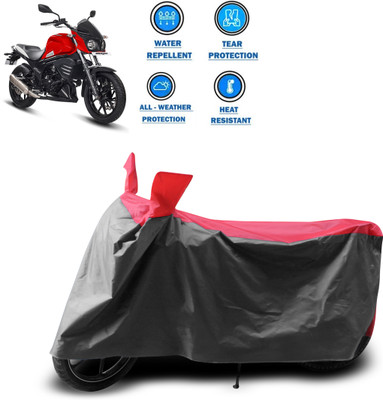 PAGORA Two Wheeler Cover for Mahindra(Mojo UT 300, Grey)