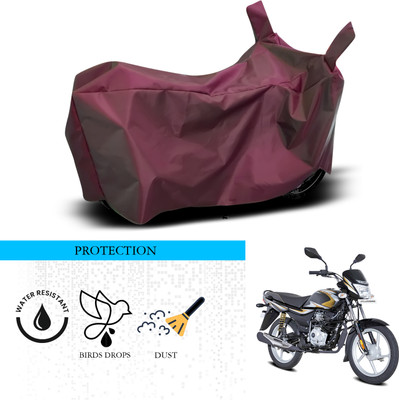 GOSHIV-car and bike accessories Waterproof Two Wheeler Cover for Bajaj(Platina, Maroon)