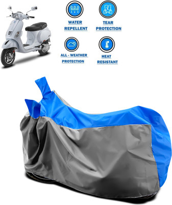 CODOKI Two Wheeler Cover for Piaggio(Vespa SXL, Grey)