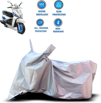 CODOKI Two Wheeler Cover for Mahindra(Gusto 125, Silver)
