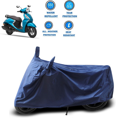 PAGORA Two Wheeler Cover for Yamaha(Fascino 125 FI, Blue)
