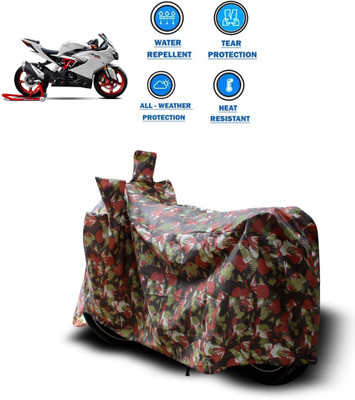 PAGORA Two Wheeler Cover for TVS(Apache RR 310, Red)