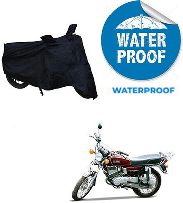 SK AUTO Waterproof Two Wheeler Cover for Yamaha(RX 100, Black)