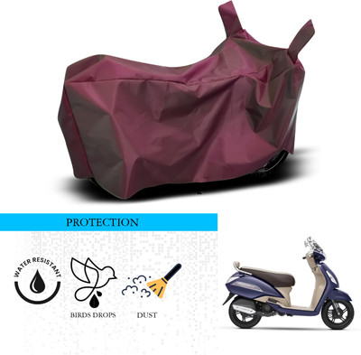 GOSHIV-car and bike accessories Waterproof Two Wheeler Cover for TVS(Jupiter classic, Maroon)