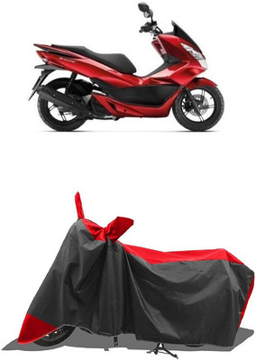 SUGASHRI Waterproof Two Wheeler Cover for Honda(PCX 125, Red, Black)