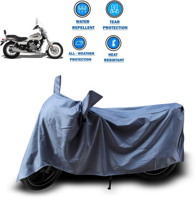 CODOKI Two Wheeler Cover for Bajaj(Avenger Street 220, Grey)