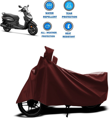 PAGORA Waterproof Two Wheeler Cover for Hero(MotoCorp Pleasure Plus, Maroon)