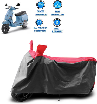 PAGORA Two Wheeler Cover for Piaggio(Vespa LX 125, Grey)