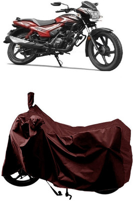 SUGASHRI Waterproof Two Wheeler Cover for TVS(Star City Plus, Maroon)