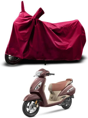 SK AUTO Two Wheeler Cover for TVS(Jupiter, Maroon)