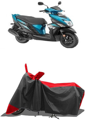 SUGASHRI Waterproof Two Wheeler Cover for Yamaha(Cygnus Ray ZR BS6, Red, Black)