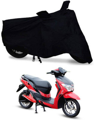 KEDIT Two Wheeler Cover for Hero(Electric Dash, Black)