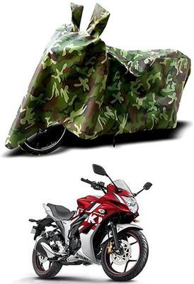 SK AUTO Two Wheeler Cover for Suzuki(Gixxer SF, Multicolor)