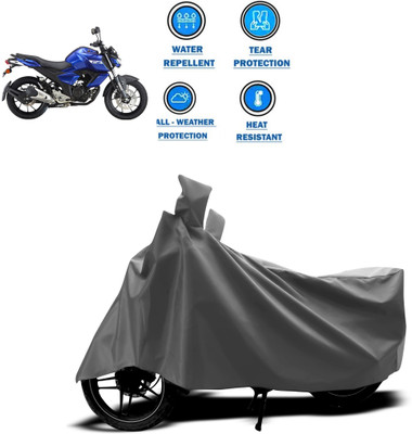 CODOKI Two Wheeler Cover for Yamaha(FZ S V3.0 FI, Grey)