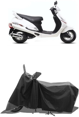 SUGASHRI Waterproof Two Wheeler Cover for Mahindra(Duro 125, Grey, Black)