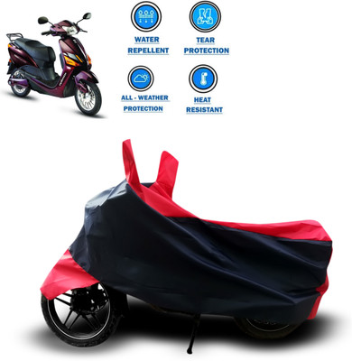 CODOKI Two Wheeler Cover for Hero(Electric Optima Plus, Red)