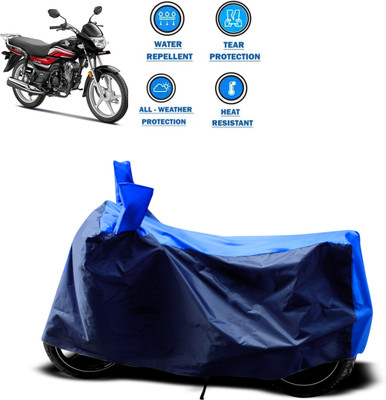 CODOKI Two Wheeler Cover for Honda(CD 110 Dream, Blue)
