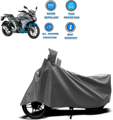 CODOKI Two Wheeler Cover for Yamaha(Fazer 25, Grey)