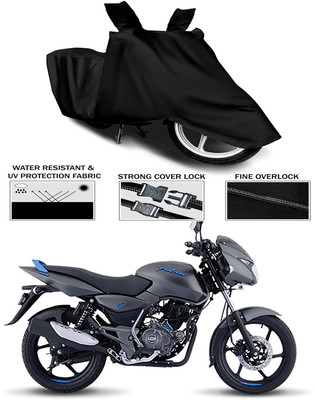 SK AUTO Two Wheeler Cover for Bajaj(Pulsar 125, Black)